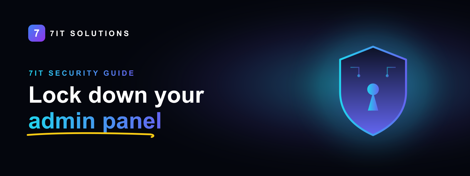How to Secure an Admin Panel: Google Auth, 2FA, and Sessions on Vercel